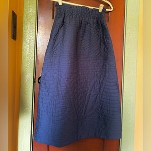 SEA NYC DESIGNER QUILTED MAXI SKIRT STRETCH WAIST